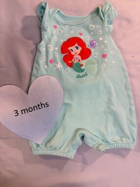 Disney Baby Little mermaid Romper